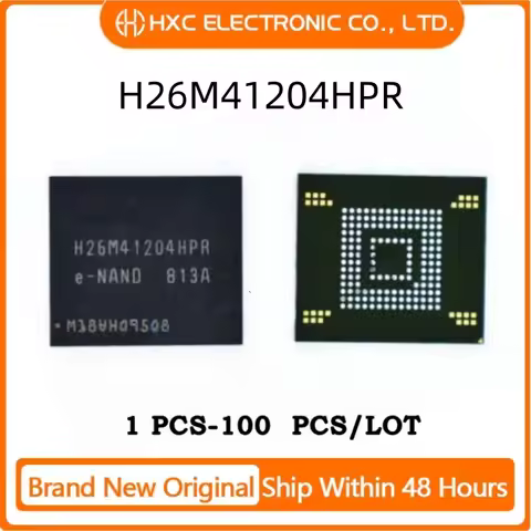 5PCS/10PCS/50PCS/100PCS New Original H26M41204 H26M41204HPR BGA153 IC Chip in Stock