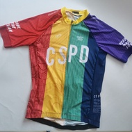 Cspd sữa ngắn tay vải lụa áo đi xe đạp cho phụ nữ