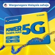 Celcomdigi Prepaid 5G Edisi Kuning Sim Card