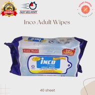 Inco Adult Wipes 40 sheets