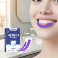 Professional Purple Peroxide Teeth Whitening Strips 7pcs Mint Fresh Jalur Pemutih Gigi Hidrogen Pero