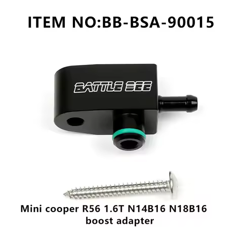 Turbo Boost Tap Vacuum Adapter For MINI R56 N14B16 N18B16 1.6T Engine Battle Bee Aluminum Boost Sens