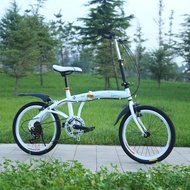 20" inch Foldable Bicycle Adult Bike Folding Bicycle Variable Speed White Color Colour Foldable Bicycle Bike