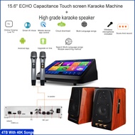 Karaoke system,15.6'' ECHO karaoke machine,2TB,3TB,4TB HDD Preloaded with 40K Songs,6.5'' High grade