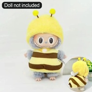 For 15-17cm Labubu pendant sitting baby shark bee dinosaur cute Dolls Accessories Cute Decoration Li