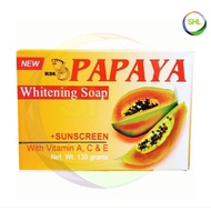 Rdl Papaya Whitening Soap With Vitamin A, C &amp; E 135g/Whitening Soap