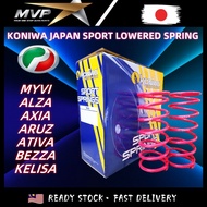 Koniwa Sport Spring Lowered Spring Japan Perodua Myvi Axia Bezza Alza Ativa Aruz Kancil Kelisa Kenar