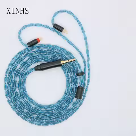 XINHS 4 Core Ethereal 6N Furukawa Copper 3.5/2.5/4.4mm MMCX/0.78mm/QDC/NX7 2Pin For KXXS LZ A7 MK3
