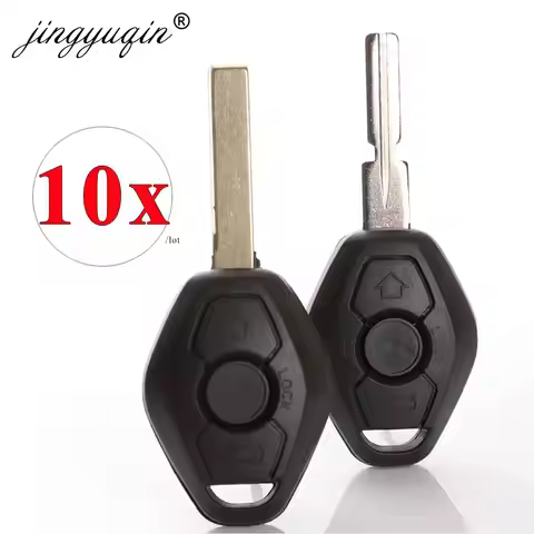 jingyuqin 10pcs HU92/Hu58 Remote Car Key Shell For BMW 3 5 7 SERIES Z3 Z4 X3 X5 M5 325i E38 E39 E46 