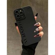 God Glory Plan Pattern Liquid Silicone Mobile Phone Case Full-Body Protection Shockproof Anti-Fall T