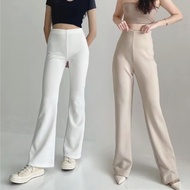 Flare Pants Scuba High Waist - Cutbray Scuba - Fit And Flare Pants