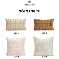 Decorative pillow | COZY NEST 45x45cm - Soft - Maintains Form - Sofa and Bed Decoration