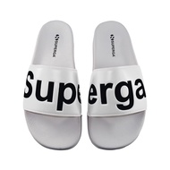 Superga Women's 1908 Polysoft Slides White Black