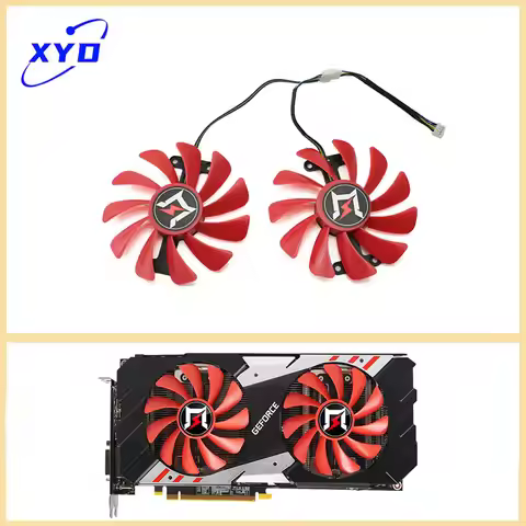 NEW 95MM 4PIN For GAINWARD GeForce P104-100 GTX1070 1070ti 1080 8GB Herd Edition OC Graphics Card Re