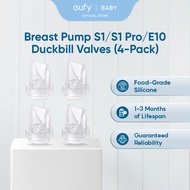 eufy Duckbill Valves (4-Pack) for Wearable Breast Pump E20/E10/S1/S1 Pro, Breast Pump Replacement Pa