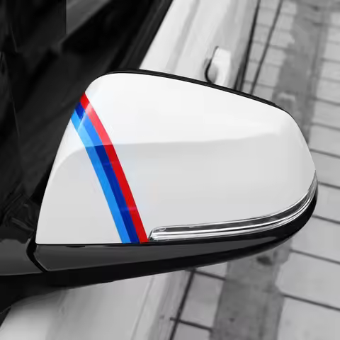 2Pcs M Power MPerformance Sticker For BMW E36 E46 E60 E90 320i 325 328 330 F30 F10 520 525 M3 M5 F20