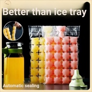 [Happiness ] 2/1020/50 Pieces Ice Bag Disposable Ice Bag Ice Cube Mold Free Funnel Ice Cube Bag Ice 