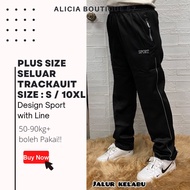 Plus Size Tracksuit Seluar Tracksuit Saiz Besar S/13XL Seluar Sukan Lelaki ( Tahan Lasak ) Tracksui