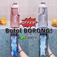 🇲🇾Botol air CLEAR STOCK| 2000ml water bottle 水瓶