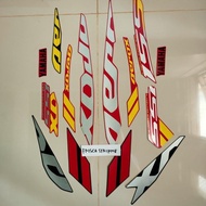 Terbaru Striping Stiker Aerox 2021 Merah Original