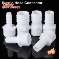 UMISTY 1/10Pcs Hose Connector, ID Drip Irrigation System Pipe Coupler, Pipe Fittings Plastic 10/12/1