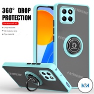 KK Honor X8 Case Hard PC Matte Camera Shockproof Casing Honar Honer Honor X8 X 8 5G 4g Car Magnetic 