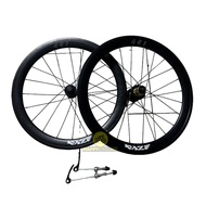 Raze 20 Inch 451 Rim Brake Folding Bike Happy Cycling Wheelset