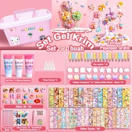 GANTUNGAN DUDU Hair Clips Glue Cream Set 456 Pieces DIY Hair Clips Guka Set Deluxe Version diy compl