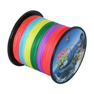 Senar PE 500m X16 X12 Senar Kepang Multiwarna Senar Pancing Kuat Memancing Tuna Di Laut