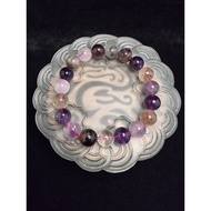 Auralite 23 Quartz Crystal Stone Bracelet natural 10mm4A F618