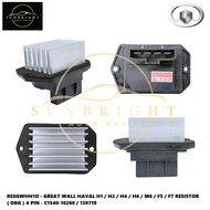 GREAT WALL HAVAL H1 / H2 / H4 / H6 / M6 / F5 / F7 RESISTOR ( ORG ) 4 PIN - C1540-10260 / 130719