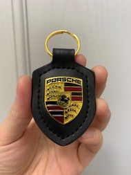 「優惠」真皮 保時捷 PORSCHE 鑰匙圈 鑰匙扣 禮物 原廠吊飾 911 凱燕 CAYMAN MACAN  牛皮