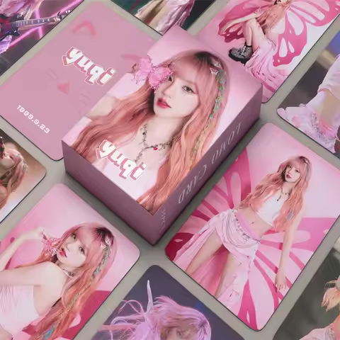 55Pcs/Set (G)I-DLE Idol Girl Group New Series Personal Lomo Card HD Printd Photocards ShuHua SoYeon 