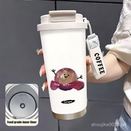 coffee cup Insulated cup straw cup office insulated cup sports office simple Cartoon Grape Coffee Cu