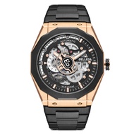 Jam Tangan Pria Belleda 9568 Strap Rantai Automatic Anti Air Original