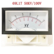 [Tao Hao Huo] Chuanda 69L17-V jenis penunjuk voltmeter AC 50KV/100V OQXE