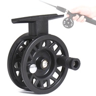 60mm ABS Plastic Ultralight Fly Fishing Reel Left Hand Former Ice Fishing Wheel