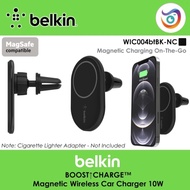 Belkin WIC004btBK-NC BoostCharge Magnetic 10W Wireless Car Charger