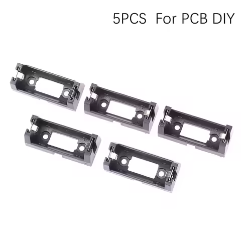 5 PCS Plug-in CR123A Battery Holder 16340 Battery Box LIR123A Battery Storage Box CR123A Battery Box