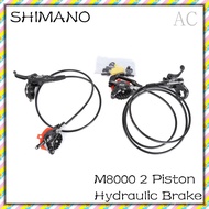 q4um 【SHIMANO】 Deore XT M8000 M8100 Hydraulic Brake set Ice Tech Cooling Pads front and rear for mtb