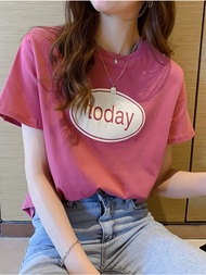 KDAShop ✨ เสื้อยืดคอกลม  today  🌨 สำหรับสาวๆที่ชอบทำวันนี้ให้ดีย์ที่สุ๊ดดด ⚡ เรียบง่ายสไตล์มินิมอล ดีย์ต่อใจจจ💖