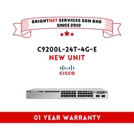 [NEW UNIT] Cisco C9200L-24T-4G-E - Catalyst 9200L 24-port Data 4x1G uplink Switch, Network Essential