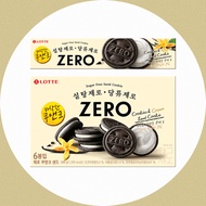 [LOTTE] Zero Sugar Free Cookie and Cream Sand Cookie (96g / 288g)