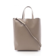 【二手】Celine CELINE Tote Bag Vertical Small Cabas 2WAY 189813 Greige Leather Vertical Cabas Small Wome