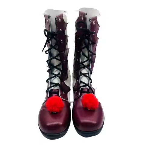 Movie Cosplay Shoes Pennywise Horrible Clown Stephen King Boots gf;.9