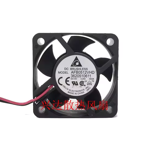 New delta AFB0512VHD 5020 12V 0.24a 5cm 50*50*20mm inverter server cooling fan