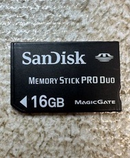 SanDisk 16GB 黑色 Memory Stick Pro Duo / San Disk 記憶咭 / 記憶卡 for Sony CCD Digital Camera 數碼相機 / mini DV