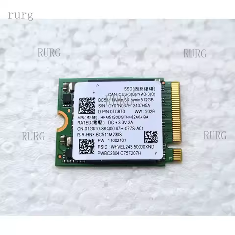 R+ for SK Hynix BC511 512GB M.2 2230 NVMe PCIe Gen3 X 4 SSD HFM512GDGTNI Laptop Desktop