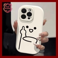 Case Armor Middle Finger Cute Funny iPhone 16 Pro Max Case iPhone 15 Pro Max iPhone 14 Pro Max iPhon