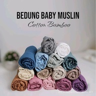 Baby Newborn Cotton Bamboo Plain Color Swaddle Cloth (120cm x 120cm / 47 inches x 47 inches) Baby Bl